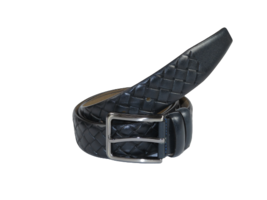 Men Navy Genuine Leather Belt PIERO ROSSI Turkey Soft Full Grain #Navy W... - $27.99