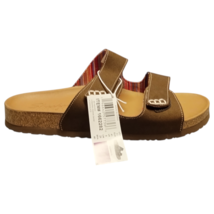 Skechers Two Strap Granola Sandals Womens US 11 Brown Luxe Foam Cork Sol... - $733.30 MXN
