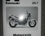 1999 2000 Kawasaki Moto ZR-7 Service Atelier Réparation Manuel 99924-124... - $19.98