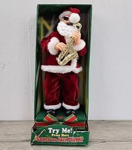 Animated Musical Santa the Jazz Player - Partial Works * READ* - £15.29 GBP