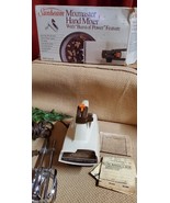 Vintage Sunbeam Mixmaster  Electric Hand Mixer 5 Speed 03076 almond. Read - £10.98 GBP
