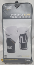 Everlast Pro Elite Boxing Gloves 12 oz MMA White Sparring Training Kickb... - €23,10 EUR