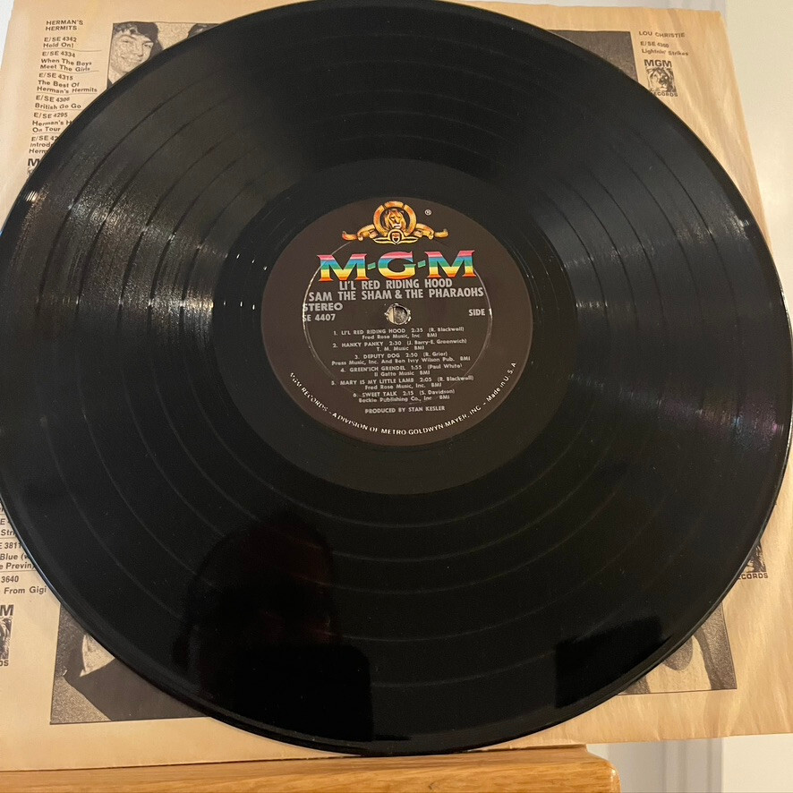 Sam the Sham & the Pharaohs Lil Red Riding Hood Vinyl LP MGM SE-4407 Hanky Panky Item image 6