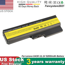 6 Cell Battery For Lenovo 3000 G530-4446 N500-4233 Ideapad B550 G430 G550 G555 - £27.17 GBP