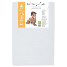 Baby Mini Crib Portable Mattress 3&quot; Firm Waterproof Bed Infant Safe Sleep 36X24 - £31.91 GBP