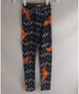 LuLaRoe Black With Halloween Bats Design Leggings Kids L/XL - $146.84 MXN