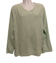 Womens Plus Size 3X Napa Valley Mint Green Soft Sweatshirt Sweater Top Career - £8.85 GBP