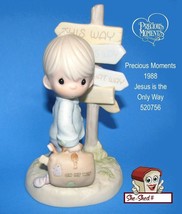 Precious Moments Jesus is the Only Way 520756 Vintage 1988 Figurine - £15.94 GBP