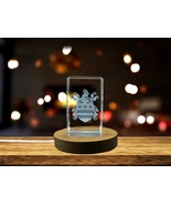 LED Base included | Washington State Coat of Arms 3D Engraved Crystal Gift - $35.46 CAD+