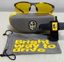 BLUPOND Knight Visor Glasses for Driving  - Yellow Tint Anti Glare for Nighttime - £10.85 GBP