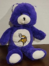 Good Stuff Stuffed Plush MN Minnesota Vikings Purple Teddy Bear 13&quot; - £18.88 GBP