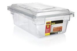 Container And Lid, Plastic, Clear, Rubbermaid Commercial Products 1815321 - £43.92 GBP