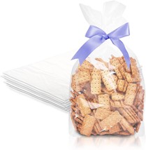 Gusseted Plastic Bags for Cookies, Candies, 4&quot; x 2&quot; x 12&quot;, Pack of 1000 - £78.82 GBP