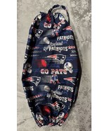 Handmade New England (Patriots) Fabric Plastic Grocery Bags Holder 100% ... - $9.80