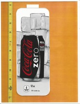Coke Chameleon Size Coca Cola ZERO 12 oz CAN Soda Vending Machine Flavor Strip - £2.34 GBP