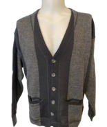 Matinique Men&#39;s 2-Toned Cardigan, Men&#39;s Medium Black/Gray - $23.74