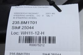 2001 BMW M5 E39 Steering Wheel 75212 image 12