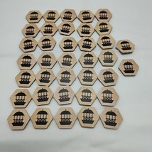 Lot Of (37) Ark Nova Double Sided Cardboard Tokens - £6.64 GBP