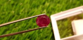 Mozambique Ruby Blood Red 4.05 cts 100% Natural Ruby UNHEATED Ruby Certi... - $65,009.96 MXN