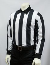 SMITTY | FBS-138 | 2 1/4&quot; Stripe HEAVYWEIGHT Football Officials Long Sle... - £35.39 GBP
