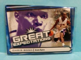 2004-05 Topps Chris Bosh Great Expectations Insert Card GE-CB Toronto Raptors - £1.19 GBP