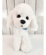Poodle Plush Puppy Plushie Realistic Dog Stuffed Animal Toy Adorable Whi... - $14.84