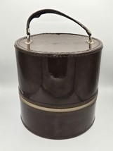 Vintage Brown Zippered Wig Box - €50,28 EUR