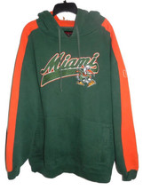 Vintage Jansport XXL Miami Hurricanes Hoodie Fleece Lined Pullover-READ - £27.96 GBP