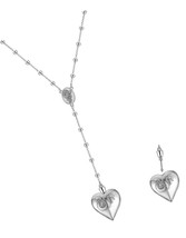 Holy rose Saint Lana Del Rey LDR Style Stash Necklace Heart - £87.74 GBP