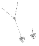 Holy rose Saint Lana Del Rey LDR Style Stash Necklace Heart - £86.48 GBP
