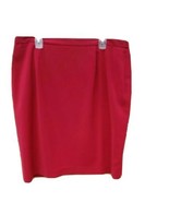 East 5th Burgundy Straight Skirt Womens Petite Sz 20 Polyester Lined Bac... - £11.10 GBP
