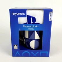 Paladone Playstation Mug And Socks 8-12  Blue White  New  - £21.30 GBP