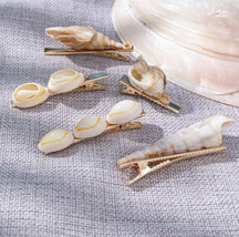 Seashell hair pins 5 piece set - $12.86