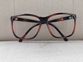 Bucci Vintage Eyeglasses Frame Brown Glasses Men Big Face Frame Made in France - £54.07 GBP