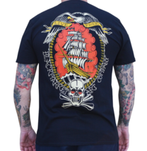 Black Market Art Tee Live Free Nautical Tattoo Cormack Black T-shirt S-2... - £20.74 GBP