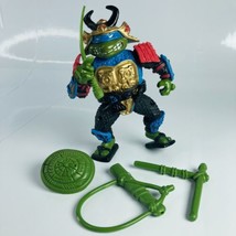 Leo the Sewer Samurai with Accessories 1990 Teenage Mutant Ninja Turtles TMNT - £10.93 GBP