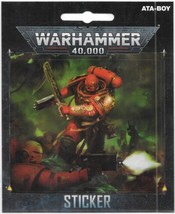 Warhammer 40K Game Blood Angels Image Peel Off Sticker Decal NEW UNUSED ... - $3.99