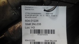 Starter Motor Thru 10/21/12 Fits 99-09 11-13 FORD F250SD PICKUP 103751616 - $112.58