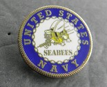 SEABEES NAVY MILITARY USN SEABEE EMBLEM LAPEL PIN BADGE 1 INCH - £4.46 GBP