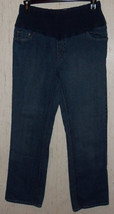 Excellent Womens Levi Strauss Signature Maternity Distressed Blue J EAN S Size 12 - £19.91 GBP