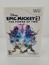 Disney Nintendo Wii Epic Mickey 2 The Power Of Two Action Adventure Game - £9.23 GBP
