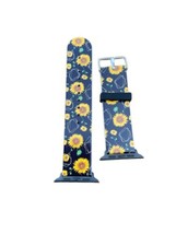 Fashion Sunflowers Compatible Apple Watch Band 42/44/45 mm - £14.27 GBP