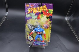 Vintage Marvel SPIDER-MAN Electro Spark Captain America New Toybiz 1997 - £19.41 GBP