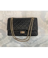 Chanel Aged Calfskin Quilted 2.55 Reissue 227 Flap Bag – Black - $8,403.16 CAD