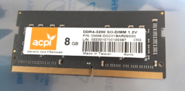 ASUSTOR LOCKERSTOR 8 &amp; 10 8GB DDR4-3200 SO-DIMM Original RAM AS6508T AS6... - $19.79