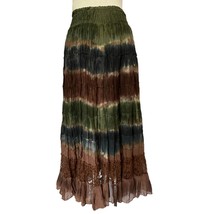 Reba Prairie Boho Western Tie Dye Skirt Size S - £31.13 GBP