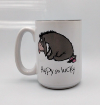 Vtg Walt Disney World Eeyore &quot;Happy Go Lucky&quot; Mug Winnie the Pooh &amp; Friends - £9.72 GBP