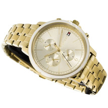 Tommy Hilfiger Mujer Cuarzo Acero Inoxidable Oro Dial 38mm Reloj 1782189 - £98.91 GBP