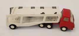 Vintage TONKA Red Semi-Cab &amp; White Car Carrier Made In USA Toy Truck - £15.43 GBP