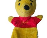 Vintage Walt Disney Plush Winnie the Pooh Hand Puppet by Animal Fair, In... - $8.50